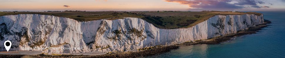 Iconic White Cliffs of Dover, Kent